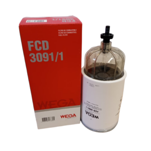 Filtro de Combustível diesel separador com copo MERCEDES BENZ / IVECO  WEGA FCD3091/1 (Linha Pesada)